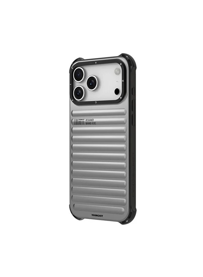 YOUNG KIT Youngkit True Color Series Magnetic Type For iPhone 17 Pro - Magnetic Pearl Silver - Image 2